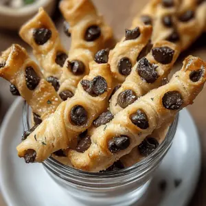 Chocolate Chip Cookie Dough Twists