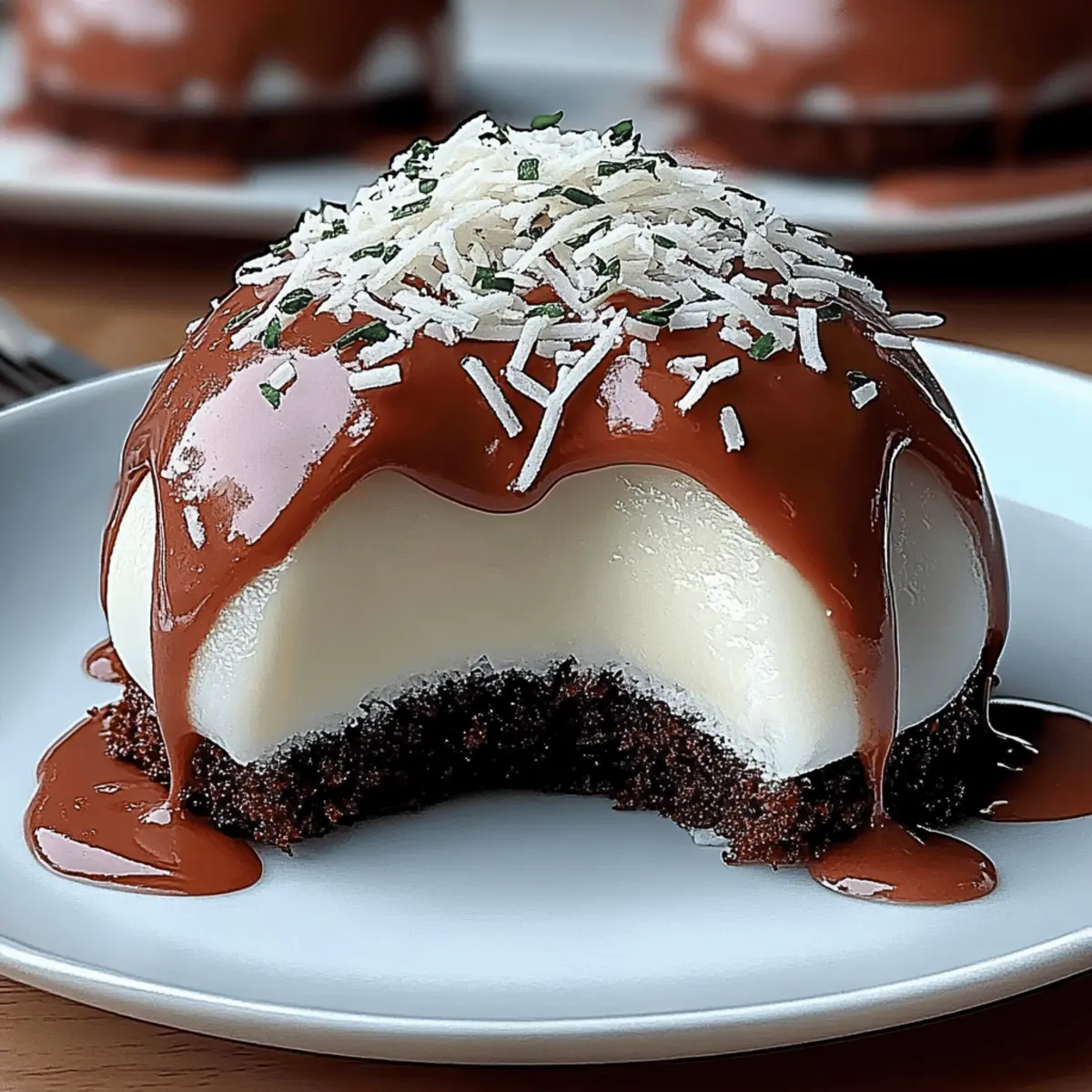 Coconut Chocolate Dome