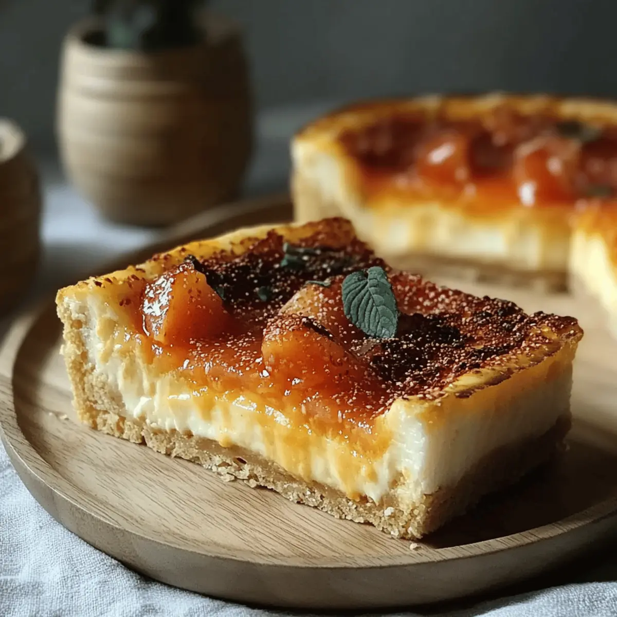 Crème Brûlée Cheesecake