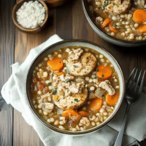 Vegetarian Mushroom Barley Soup