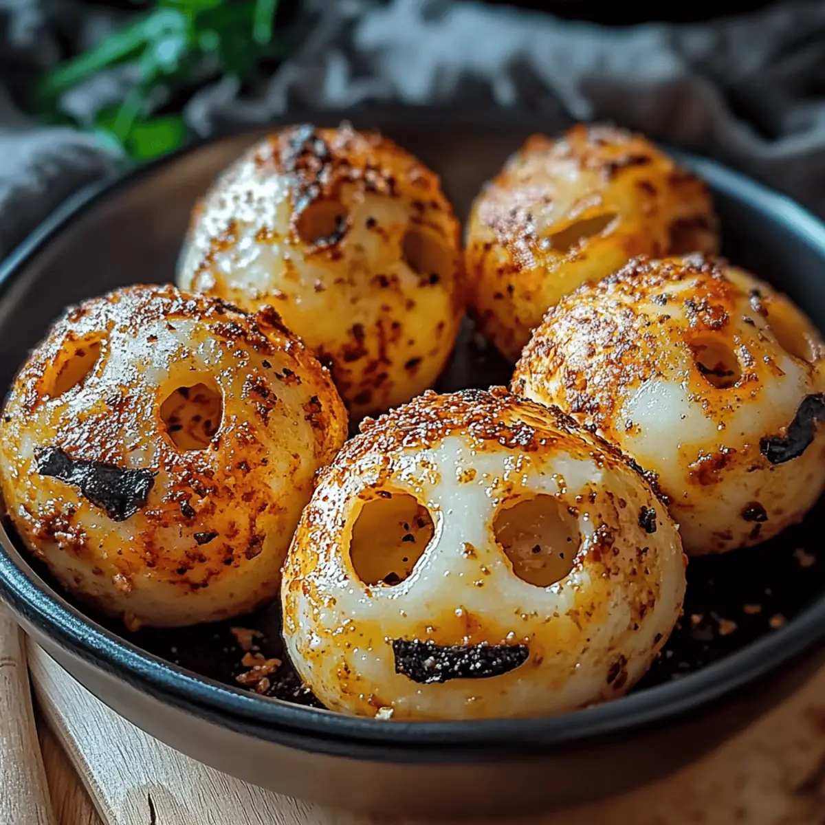 Spooky Skull Potatoes