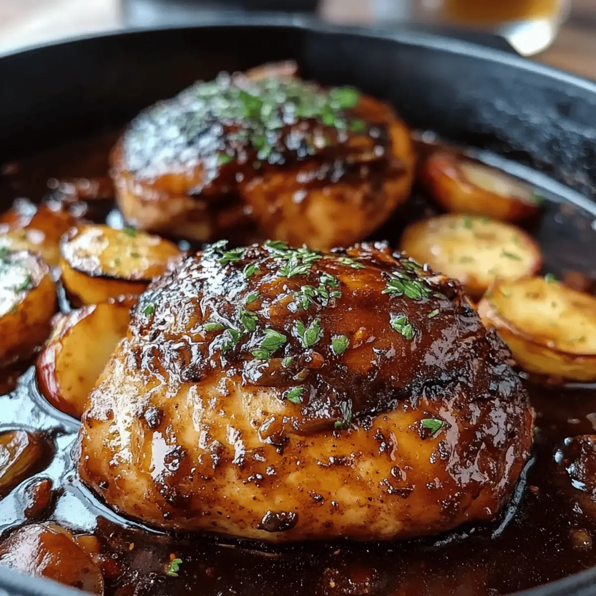 Apple Cider Glazed Chicken