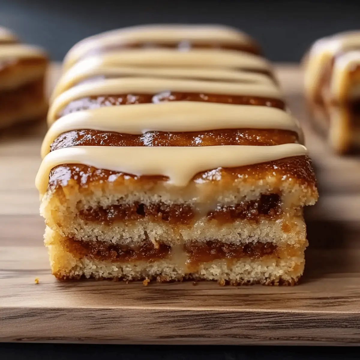 Cinnamon Roll Blondies