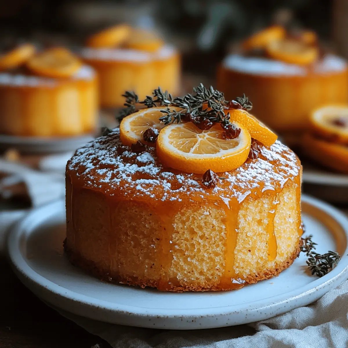 Orange Ginger Honey Cake