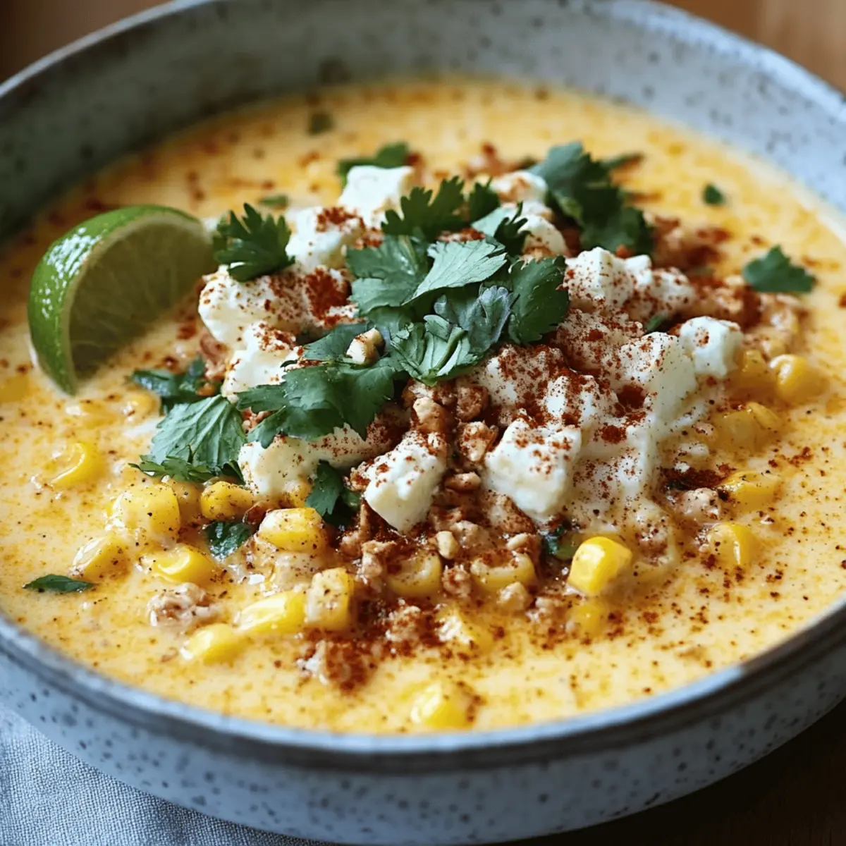 Mexican Street Corn Soup