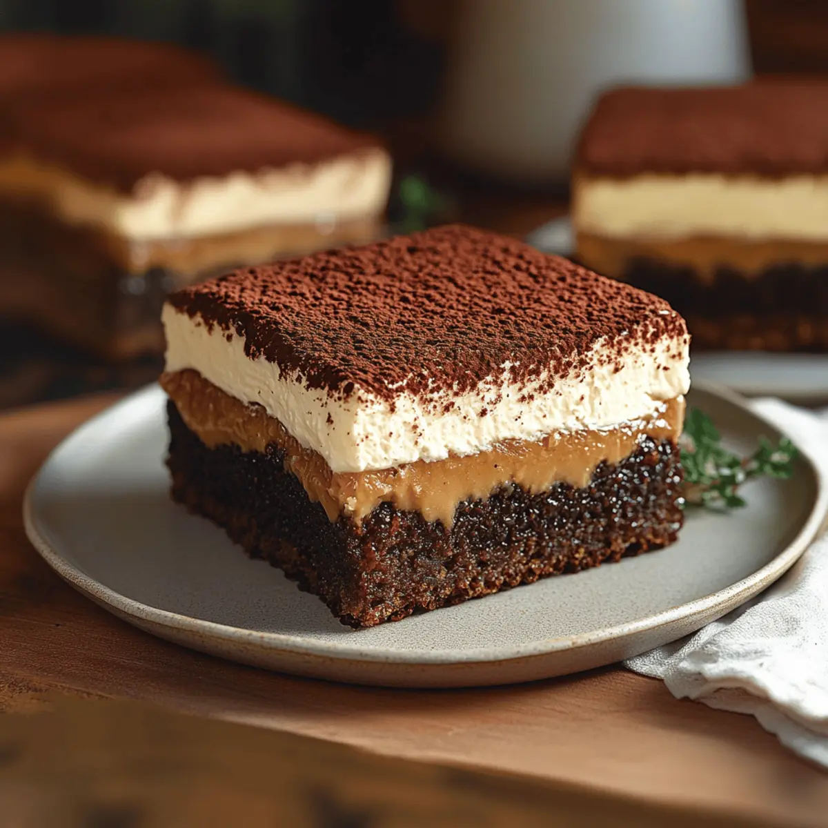 Tiramisu Brownies