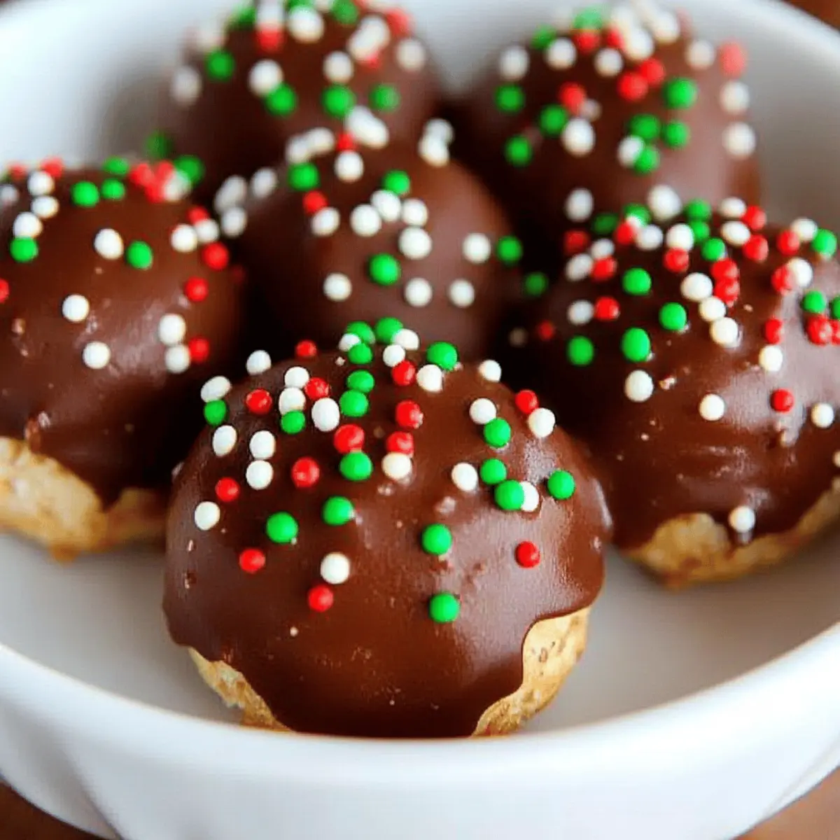No Bake Holiday Oreo Truffles