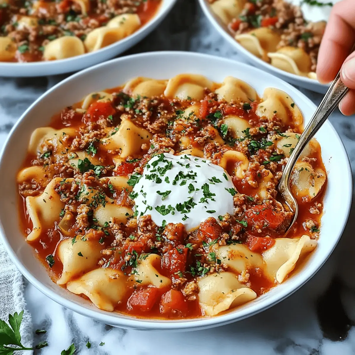 Slow Cooker Lasagna Soup