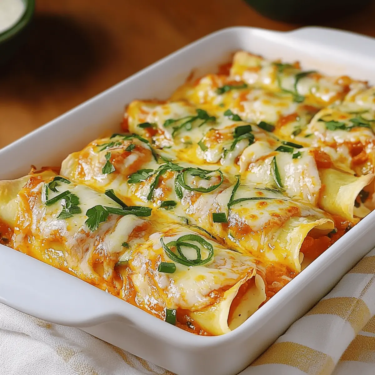 Zucchini Enchiladas