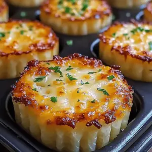 Cheesy Mashed Potato Muffins