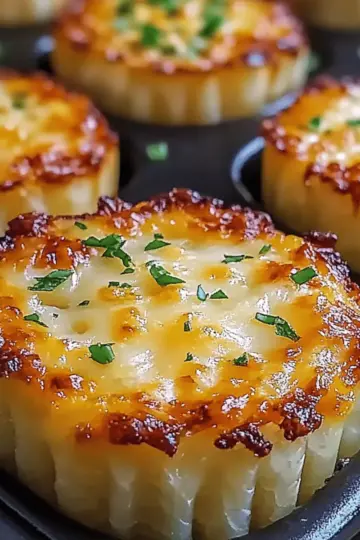 Cheesy Mashed Potato Muffins