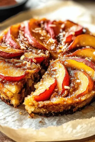 Bourbon Peach Upside Down Cake