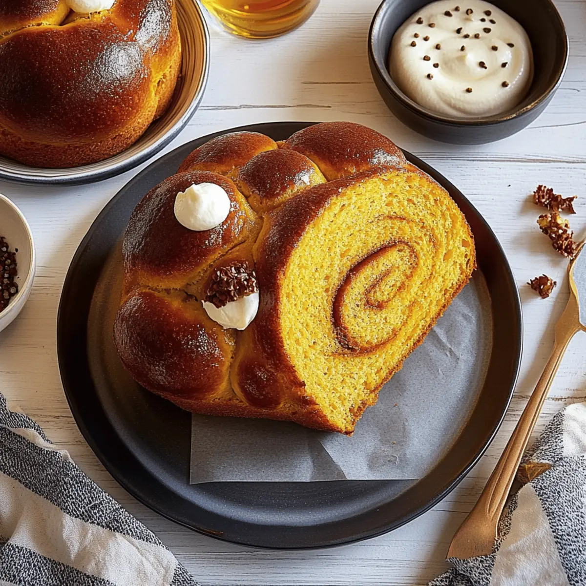 Pumpkin Challah