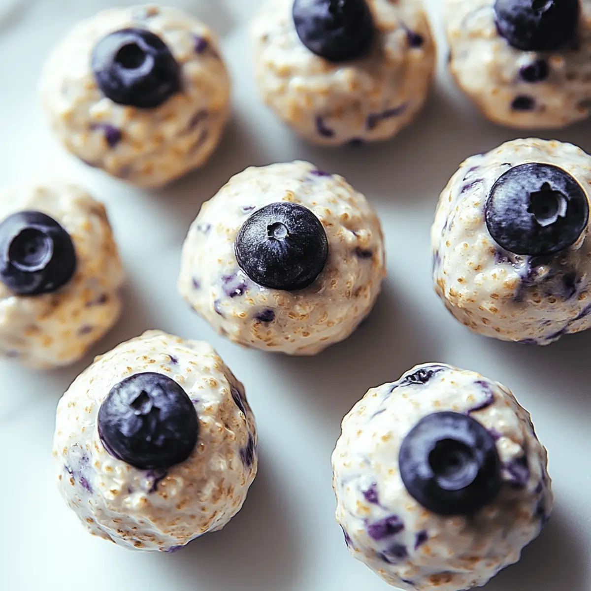 Blueberry Cheesecake Protein Bites