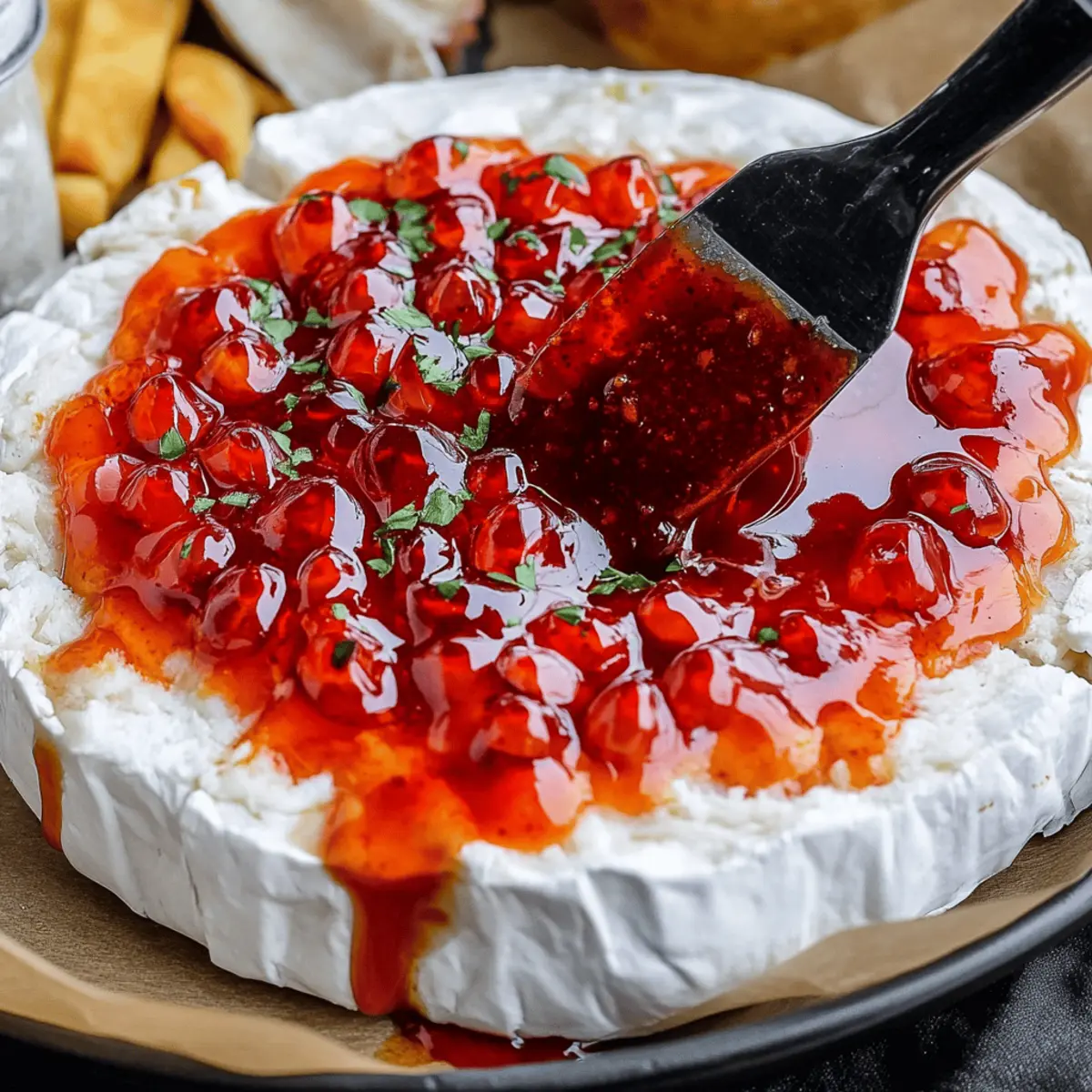 Halloween Bloody Baked Brie