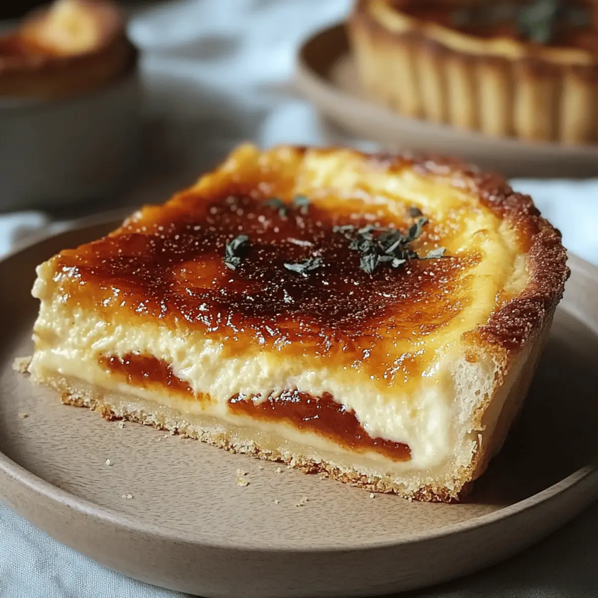 Crème Brûlée Cheesecake