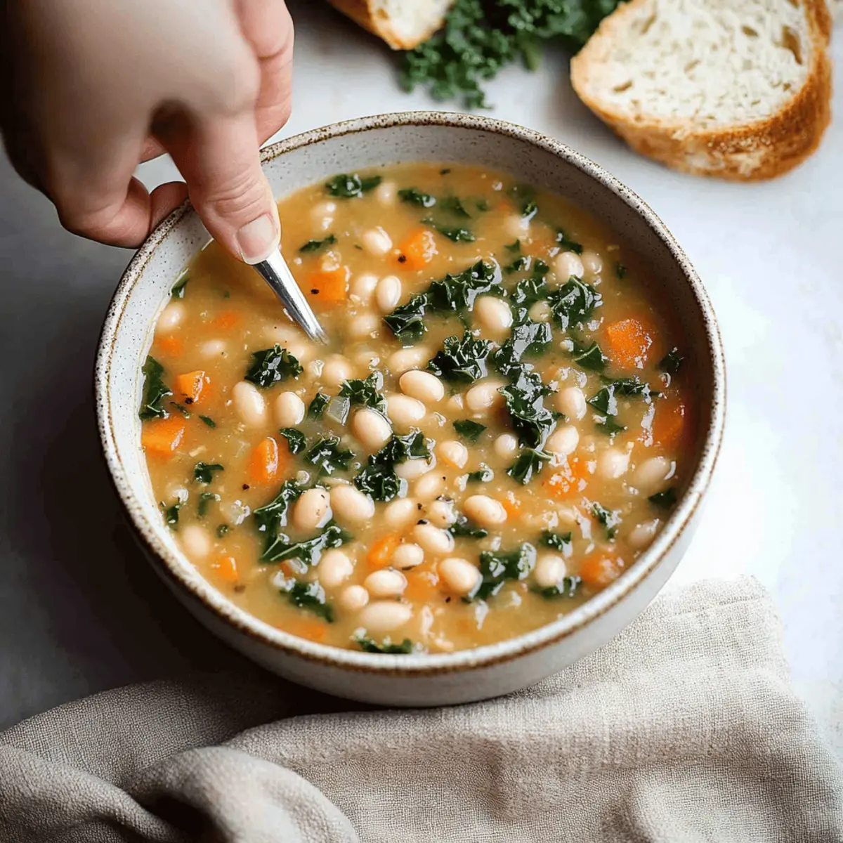 White Bean Soup with Kale