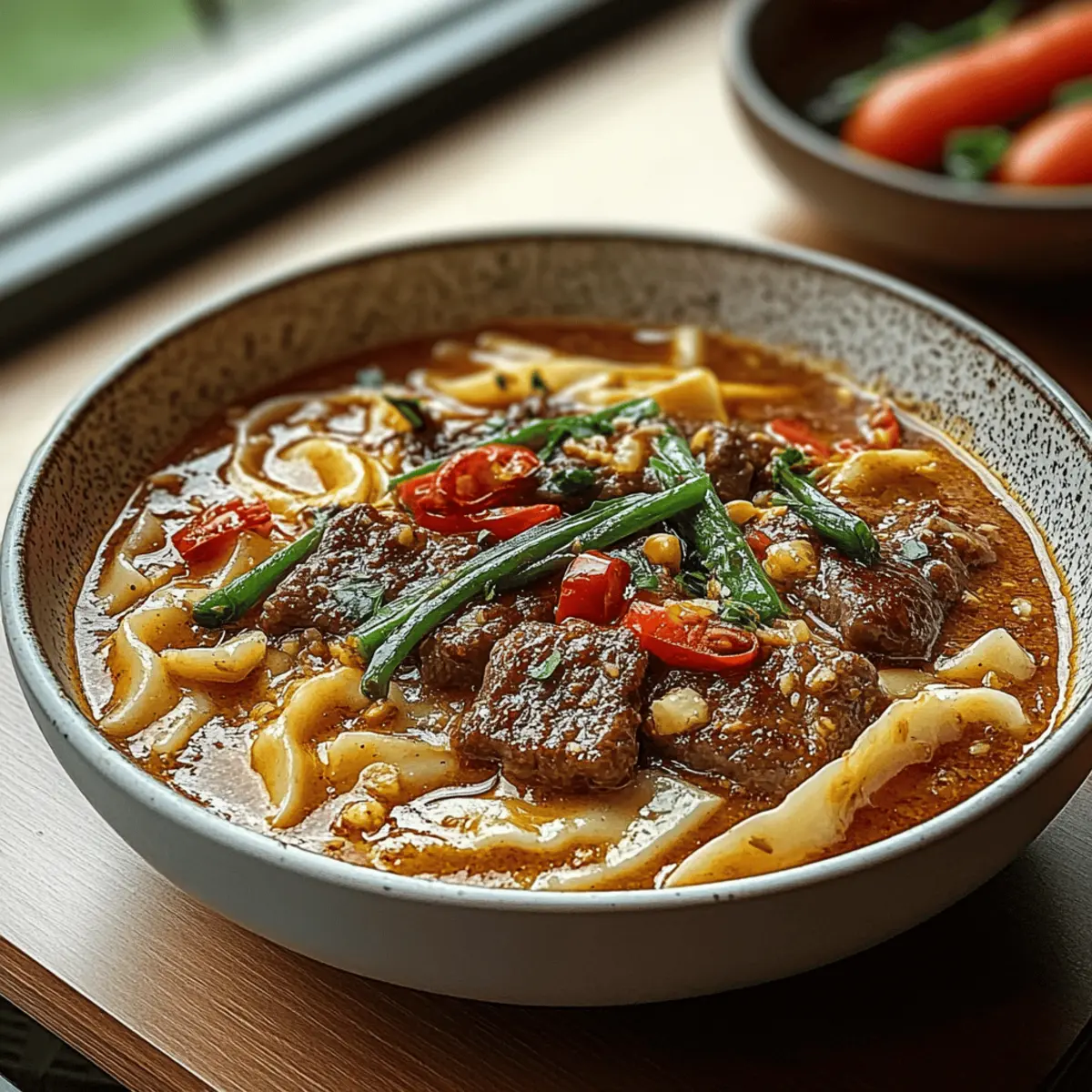 Satay Beef Noodle Soup