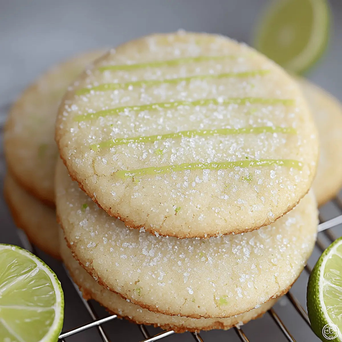 Lime Sugar Cookies