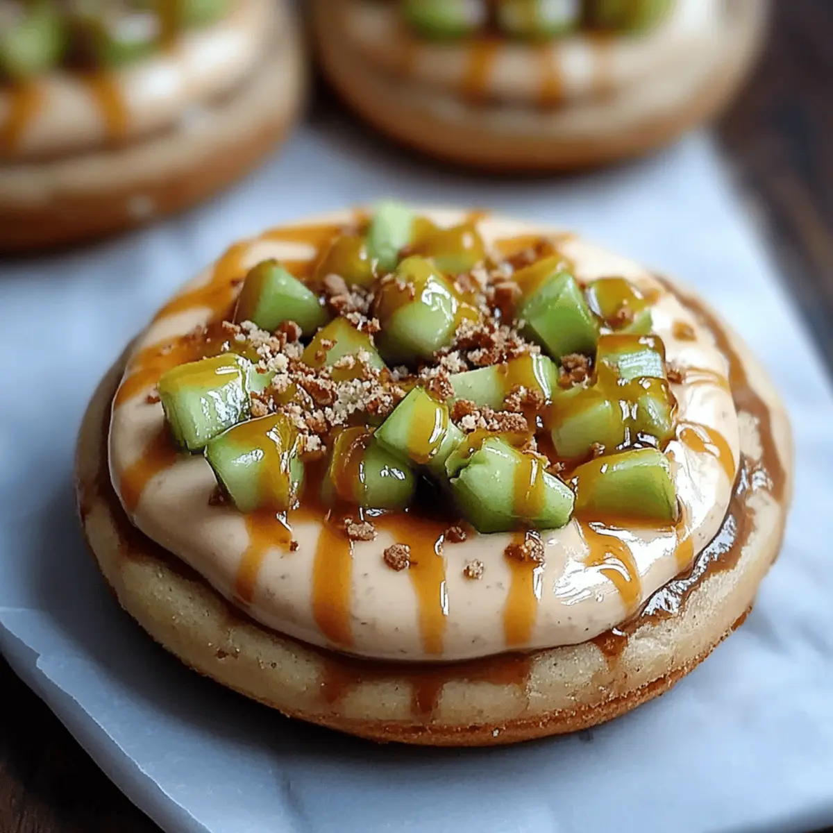 Crumbl Caramel Apple Cookies