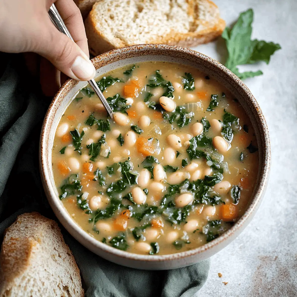 White Bean Soup with Kale