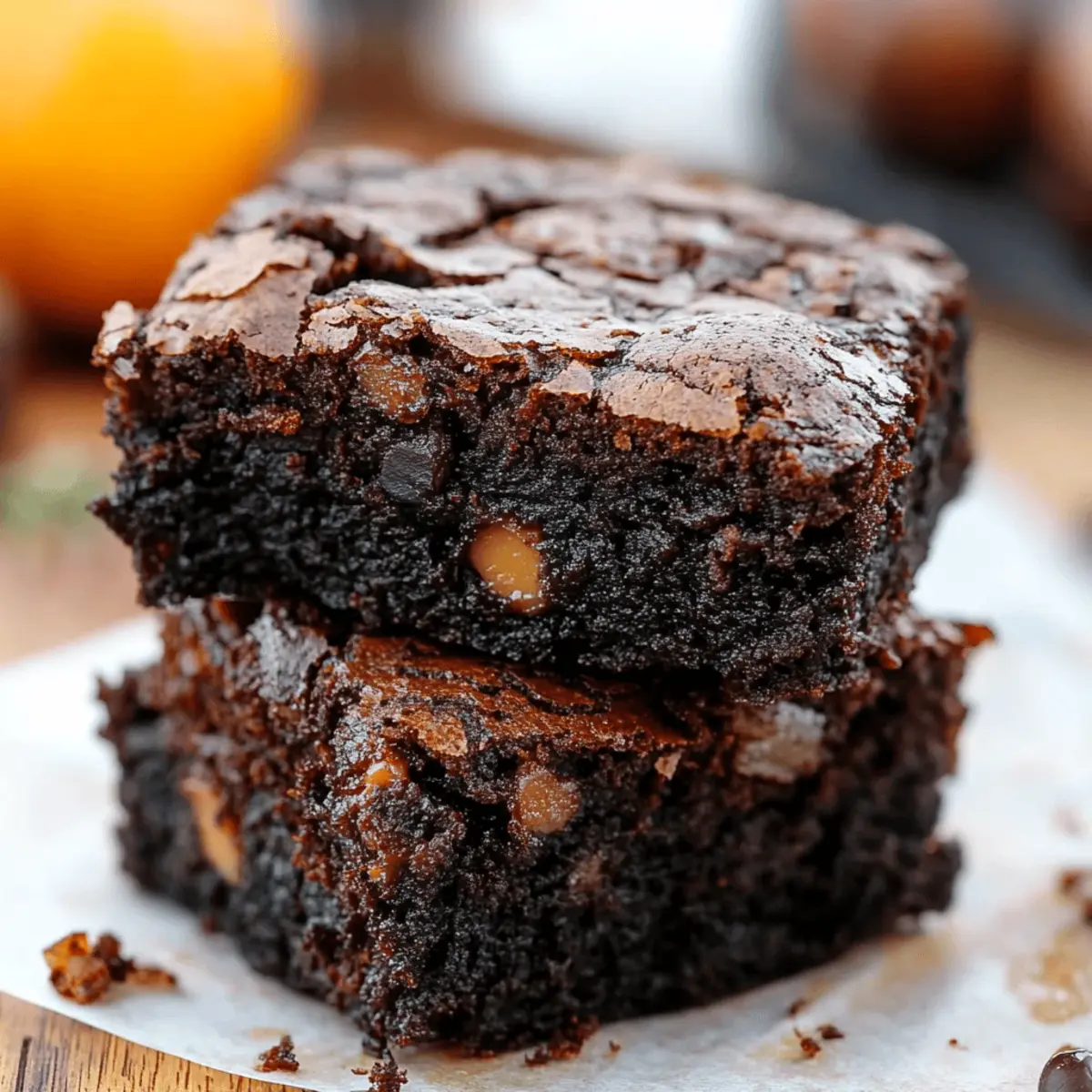 Pumpkin Brownies