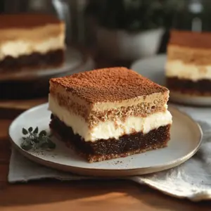 Tiramisu Brownies