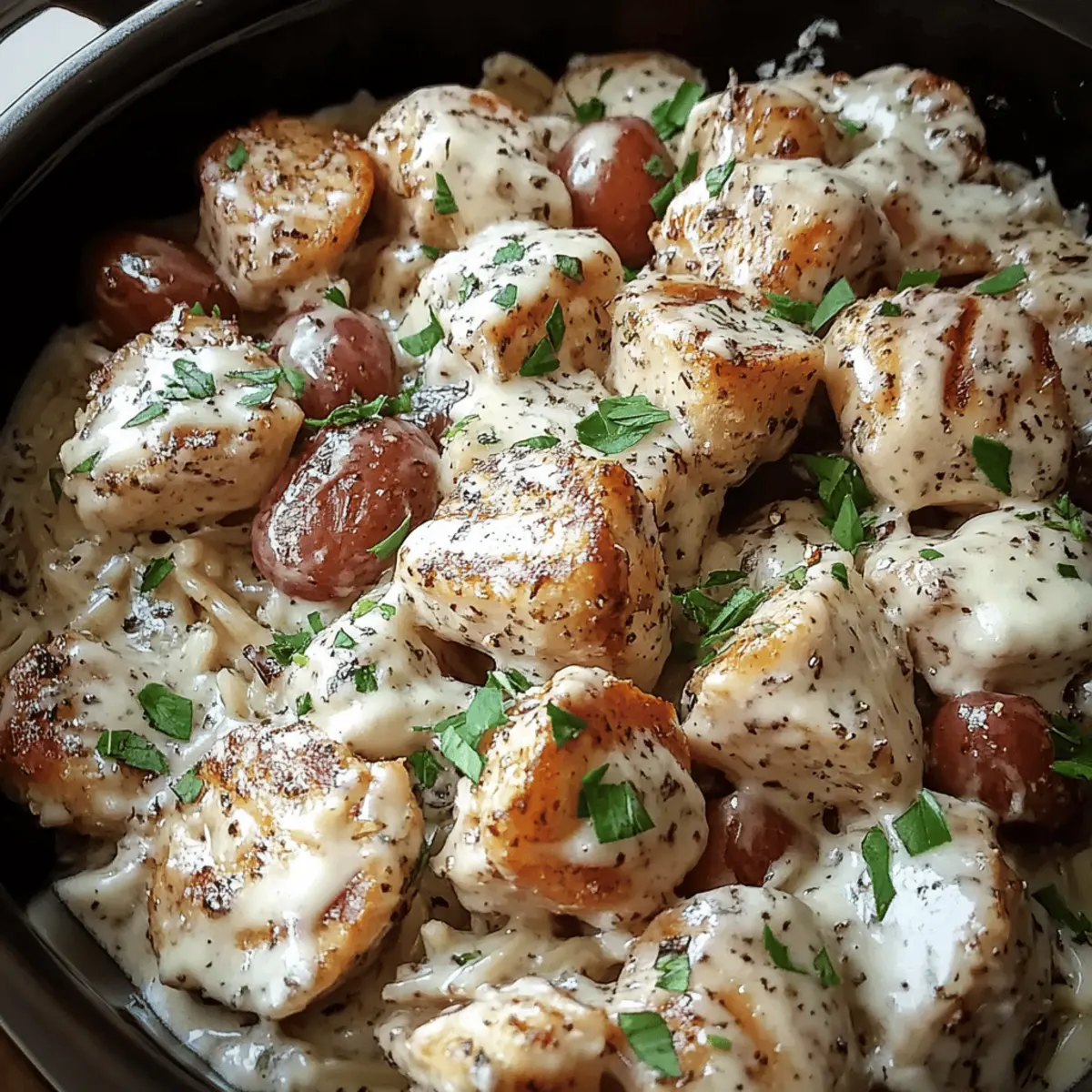 Crockpot Garlic Parmesan Chicken And Potatoes