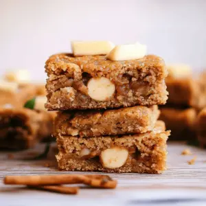 Apple Cinnamon Blondies