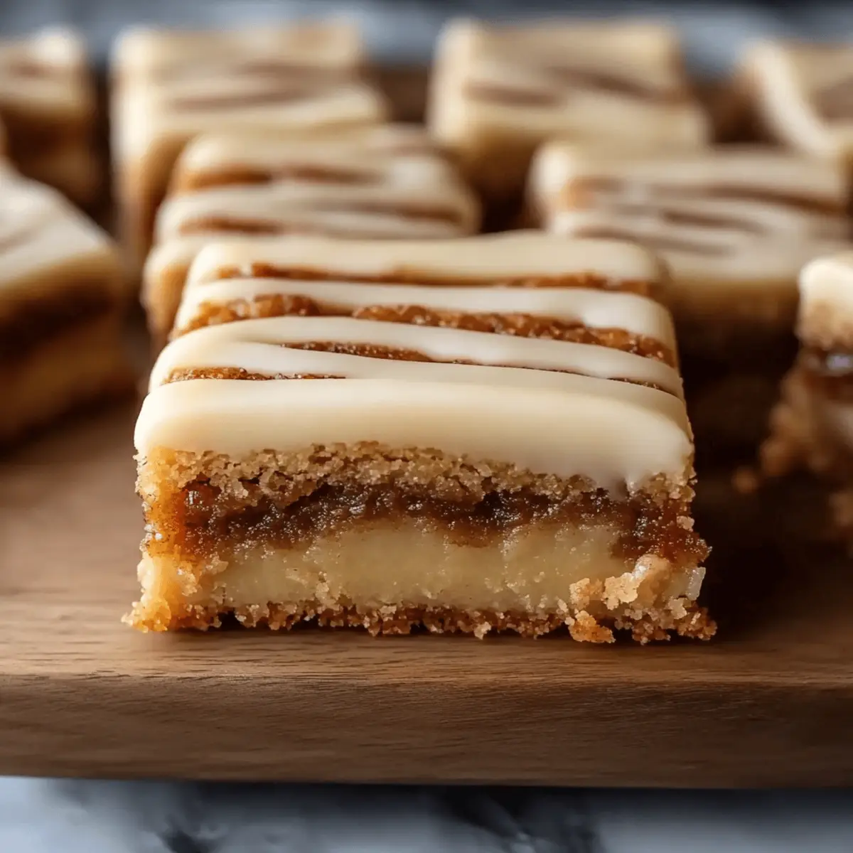Cinnamon Roll Blondies
