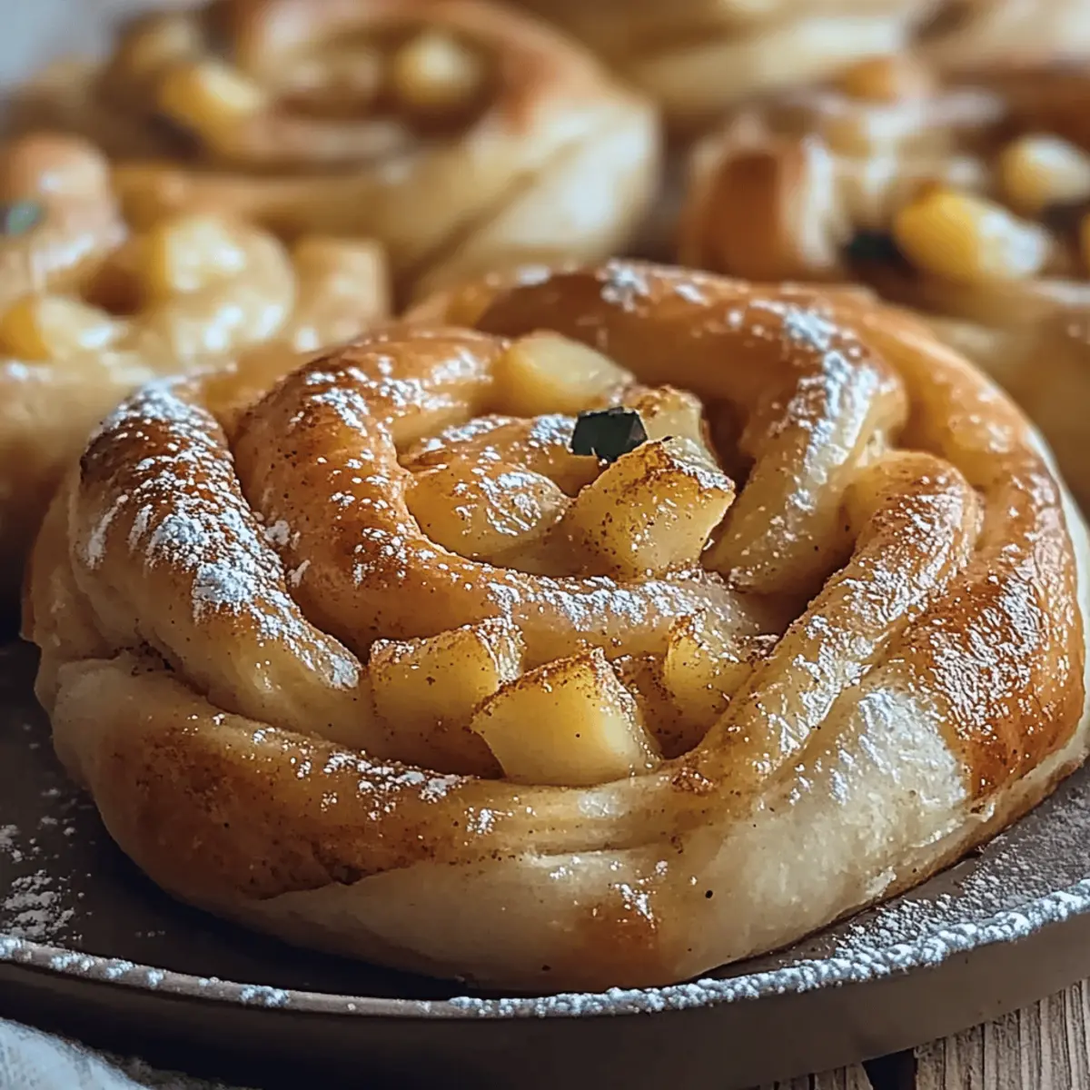Vegan Apple Cinnamon Buns