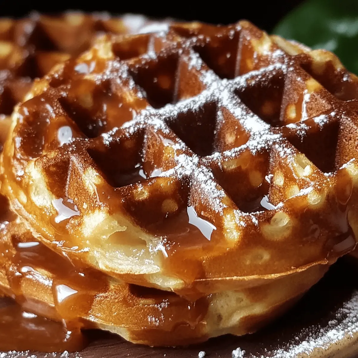 Apple Fritter Waffle Donuts