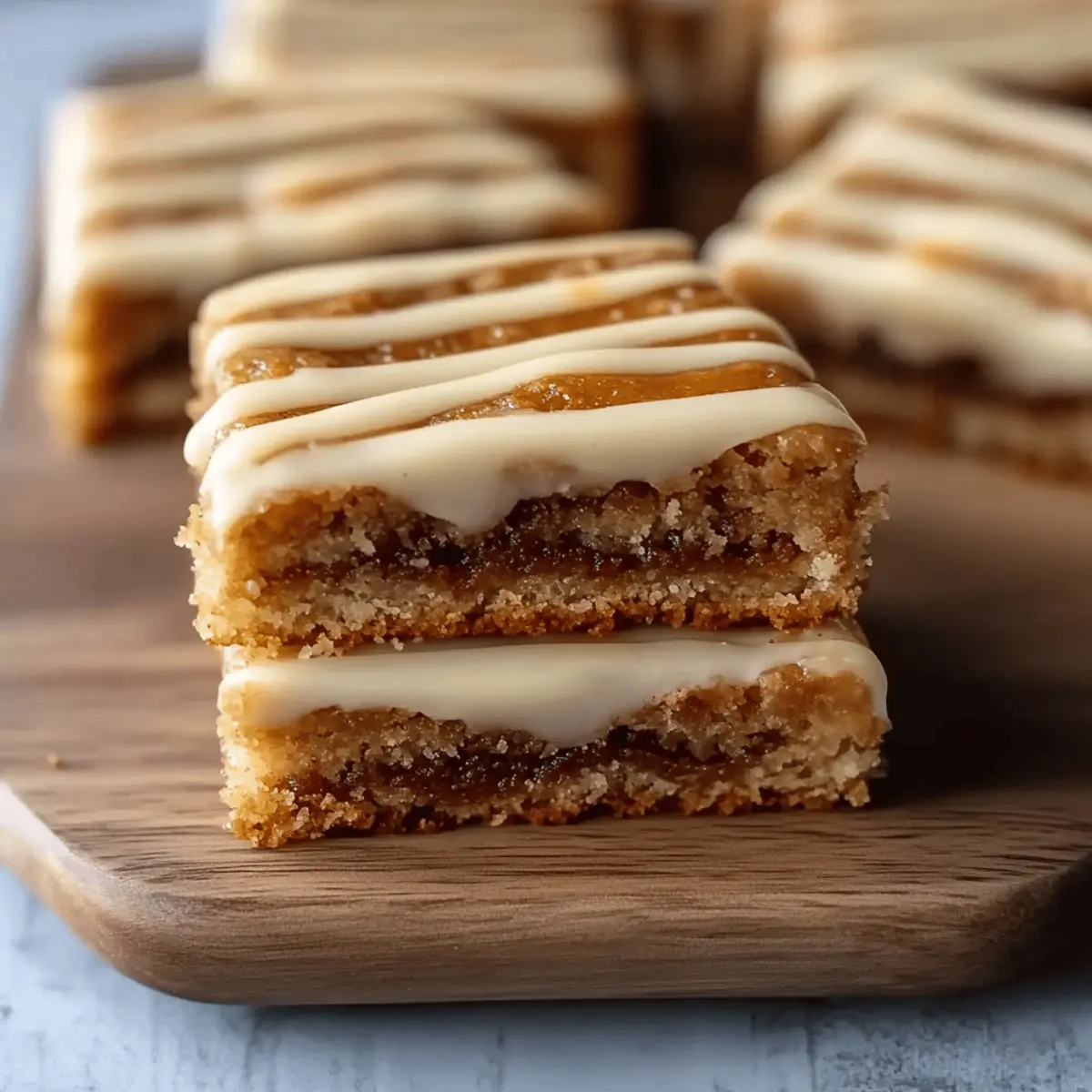 Cinnamon Roll Blondies