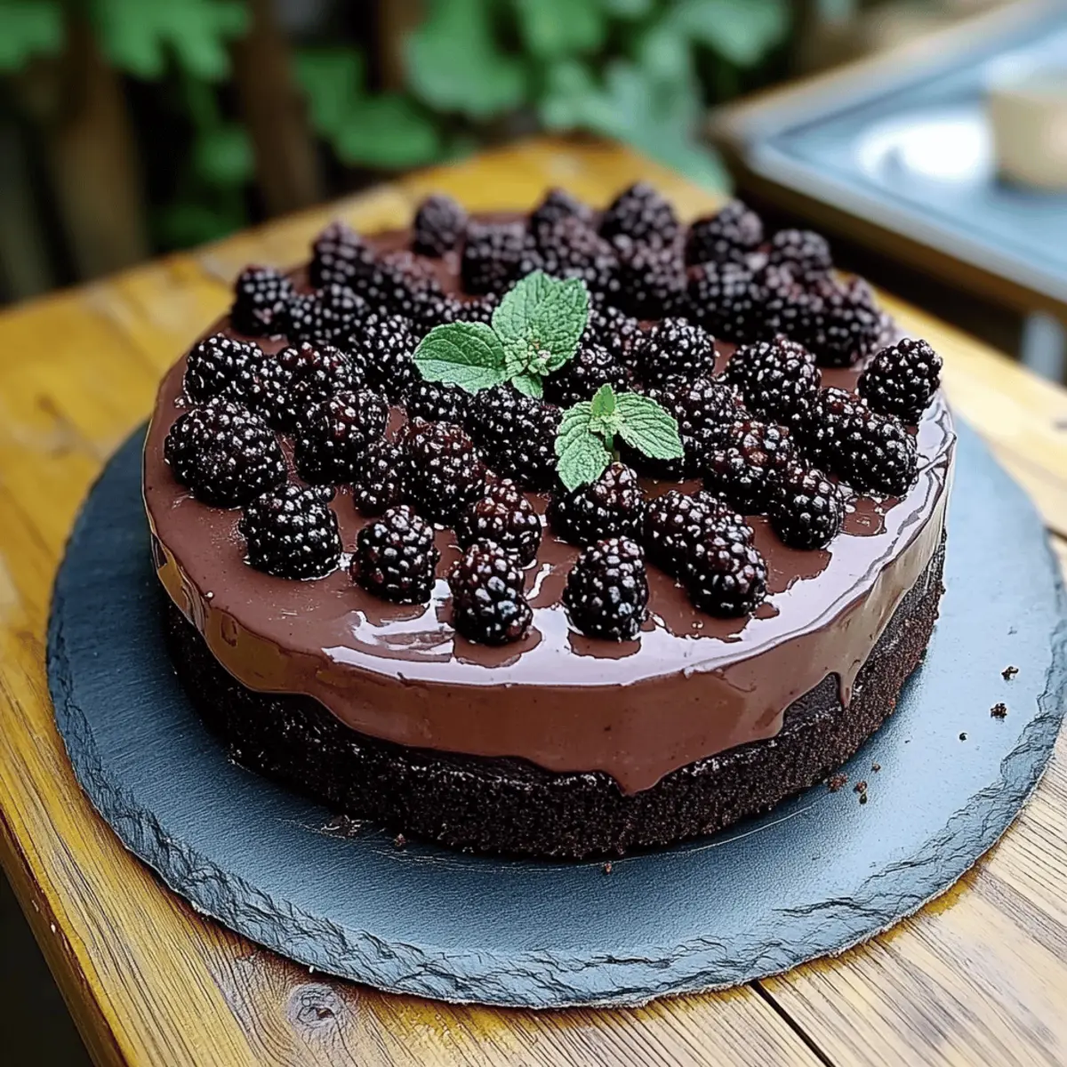 Blackberry Velvet Gothic Cake