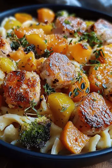 Autumn Sausage Pasta Squash