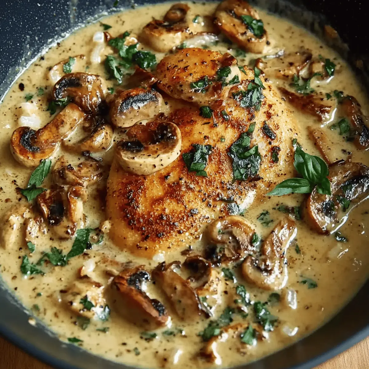 Creamy Mushroom Chicken