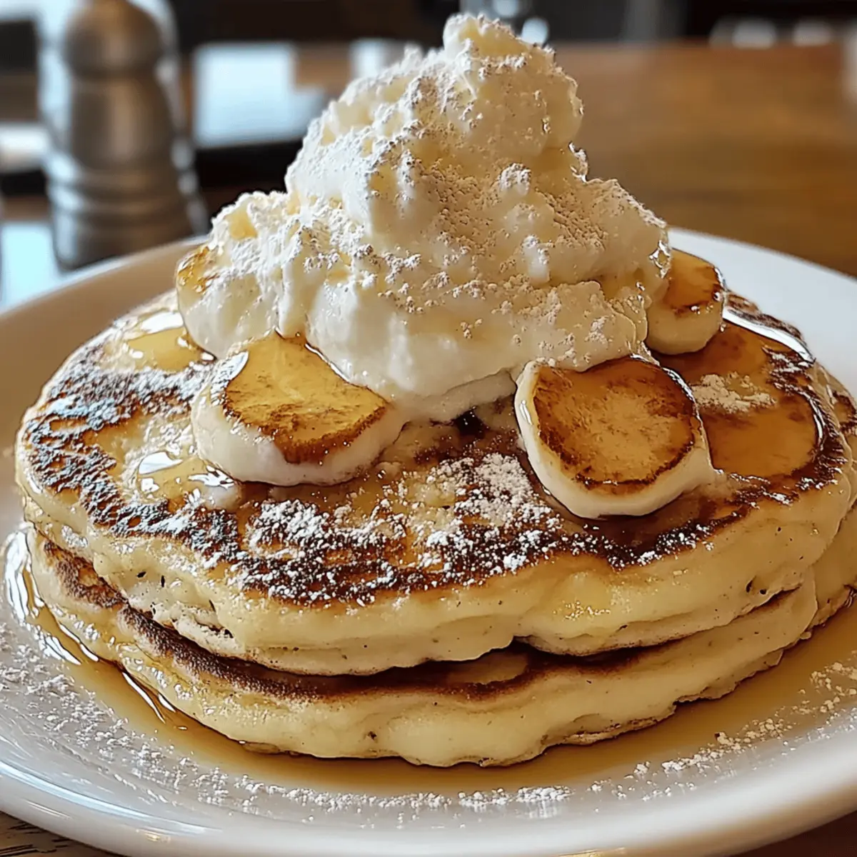 Sweet Coconut Cream Pancakes