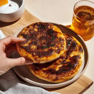 Chili Crisp Cottage Cheese Flatbreads