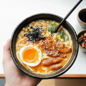 Healthy Miso Ramen with Chicken