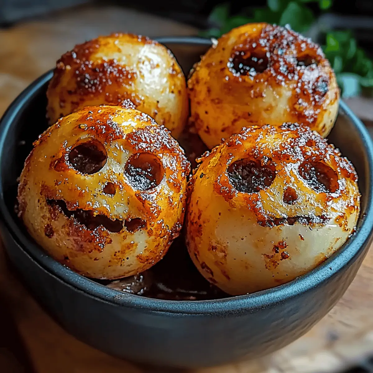 Spooky Skull Potatoes