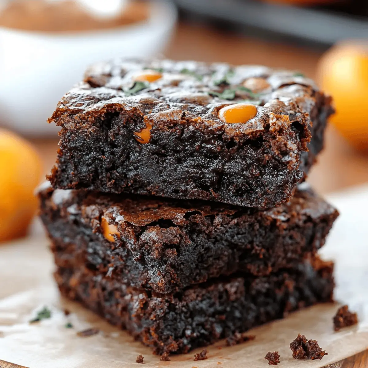 Pumpkin Brownies