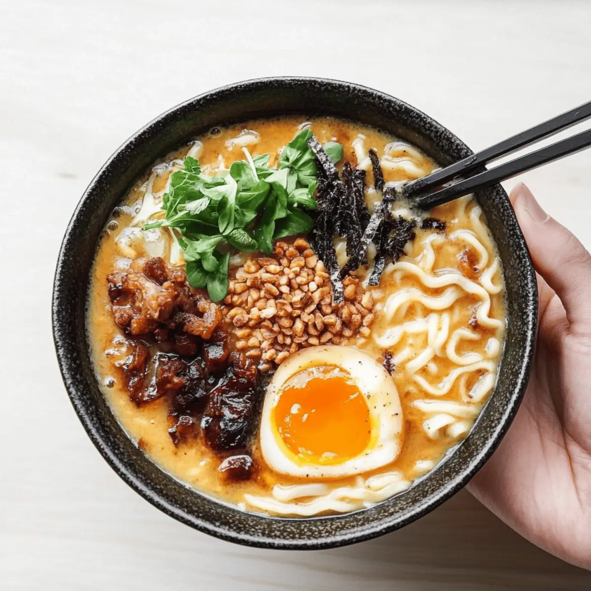 Healthy Miso Ramen with Chicken