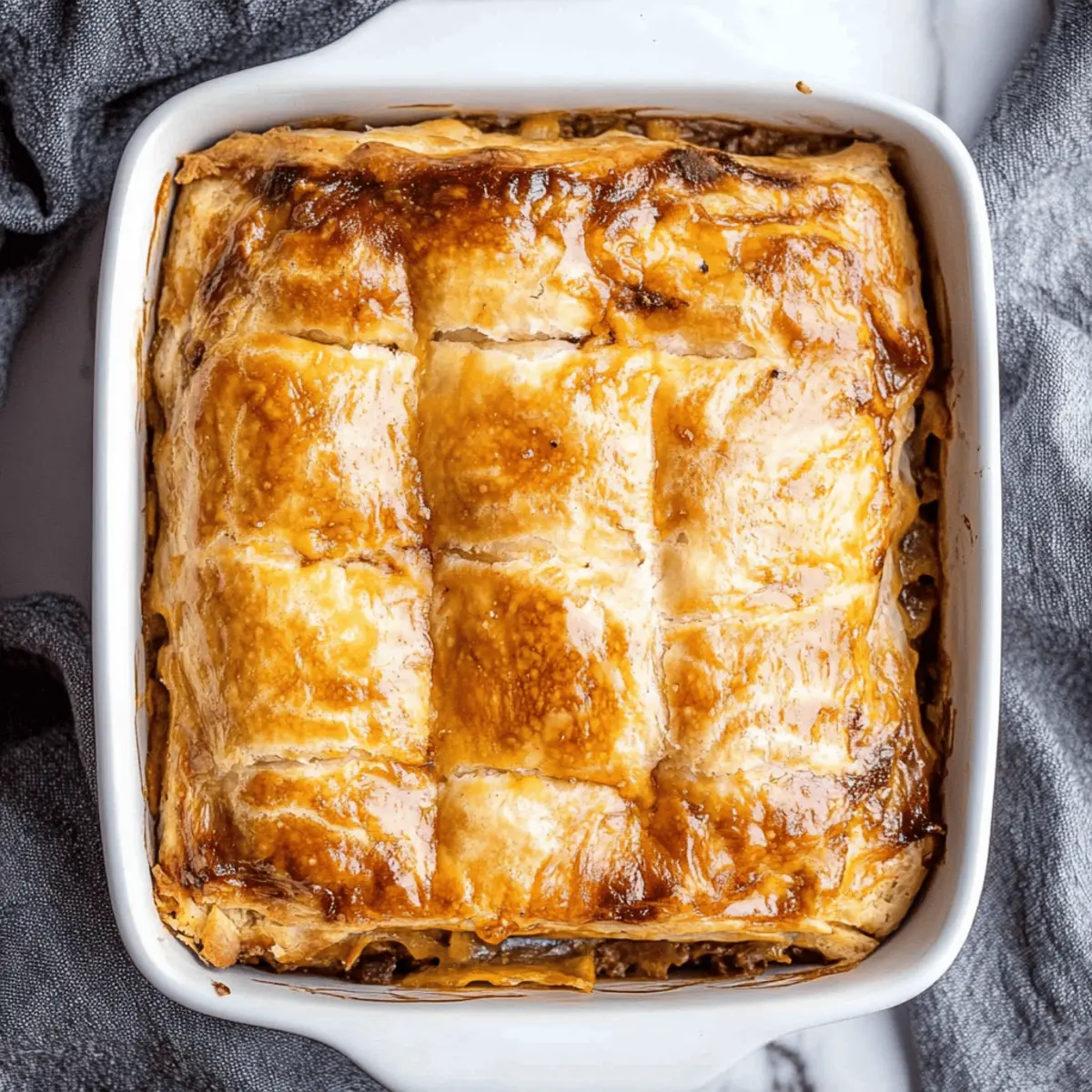 Phyllo Meat Pie