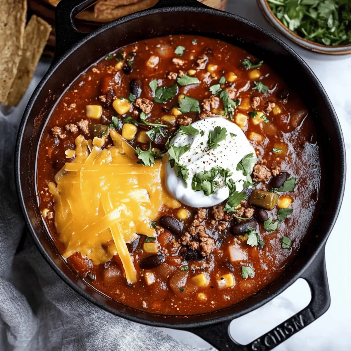 Beef Taco Soup