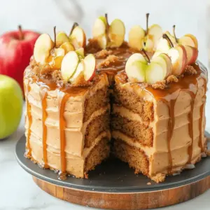 Caramel Apple Spice Cake
