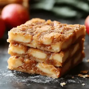 Apple Snickerdoodle Bars