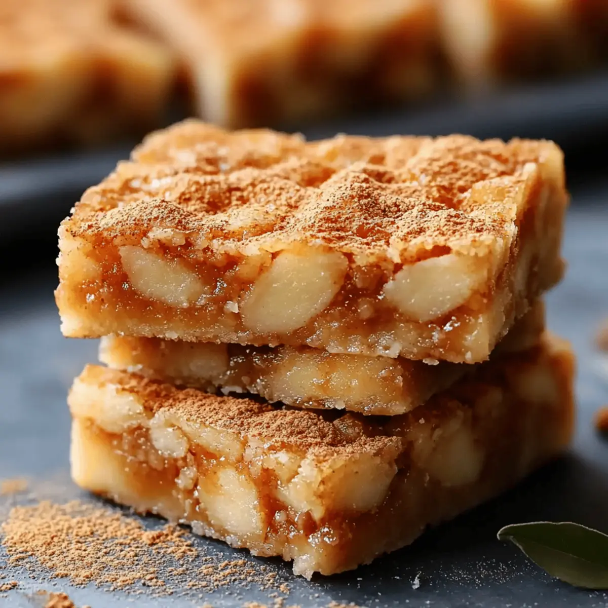 Apple Snickerdoodle Bars