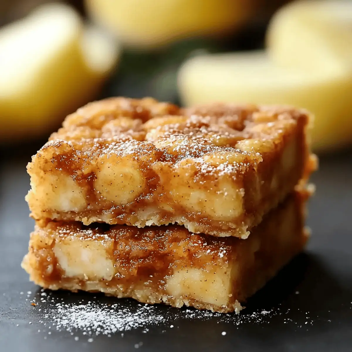 Apple Snickerdoodle Bars