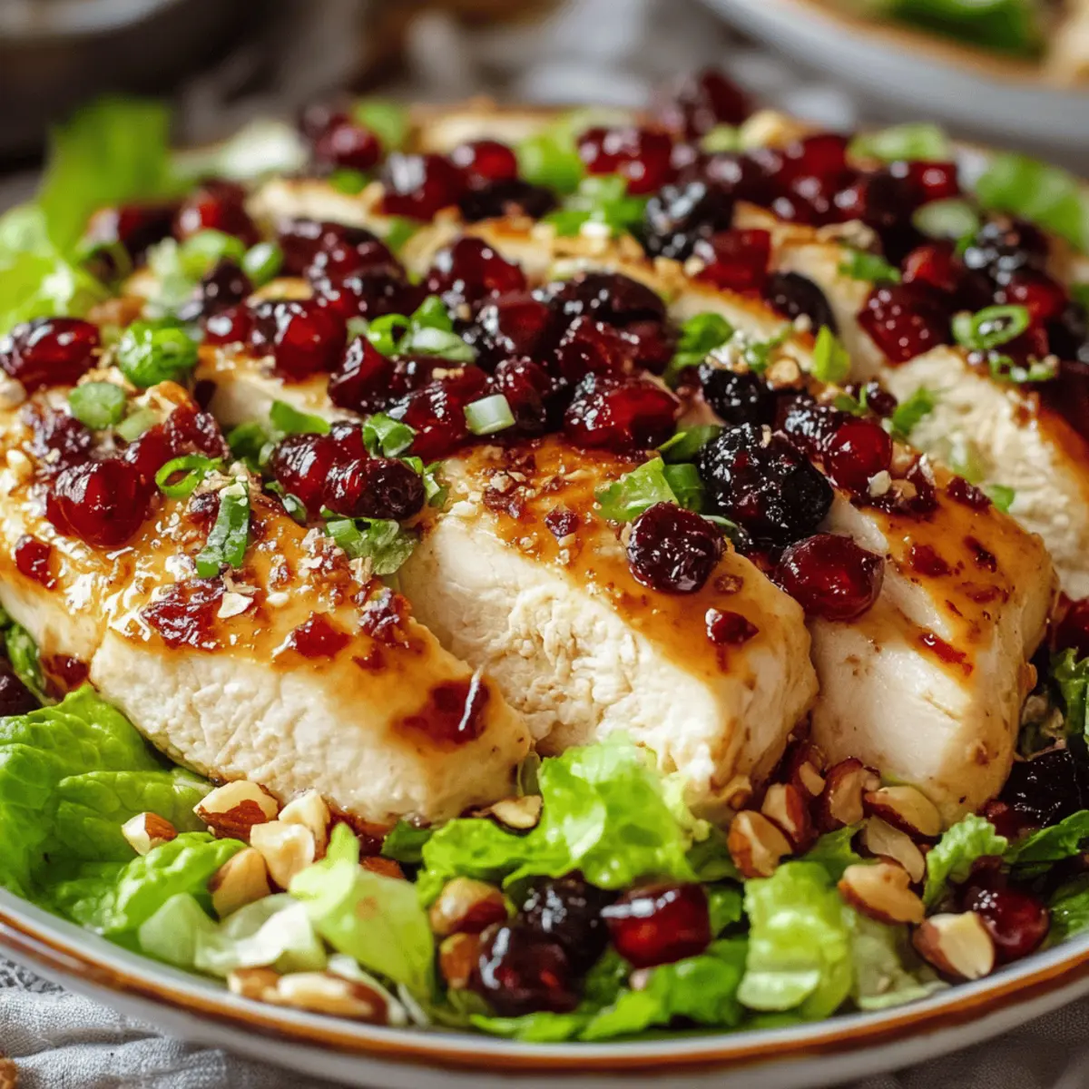 Asian Chicken Cranberry Salad