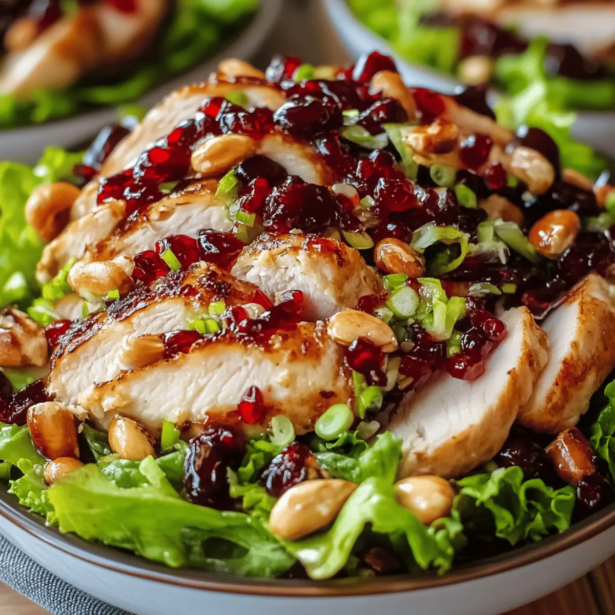 Asian Chicken Cranberry Salad
